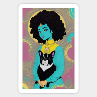 Bleu Goddess Sticker